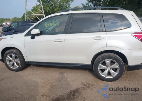 2015 Subaru Forester 2.5I Premium from USA, damaged, VIN JF2SJAFC2FH442335